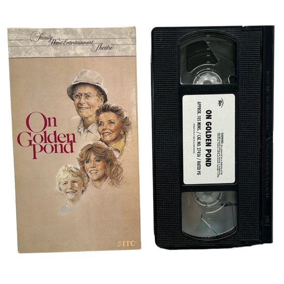 On Golden Pond VHS Movie 1993 Henry Fonda Jane Fonda Katherine Hepburn - Picture 1 of 5